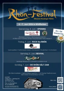 Plakat Rhön-Festival 4.-7. Juni 2026
