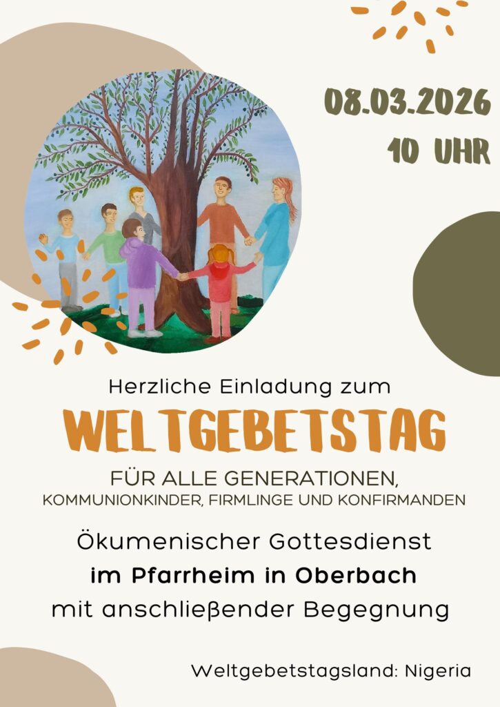 Plakat Weltgebetstag am 08.03.2026