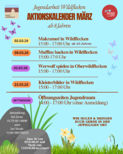 Aktionskalender Gemeindejugendarbeit März 2026