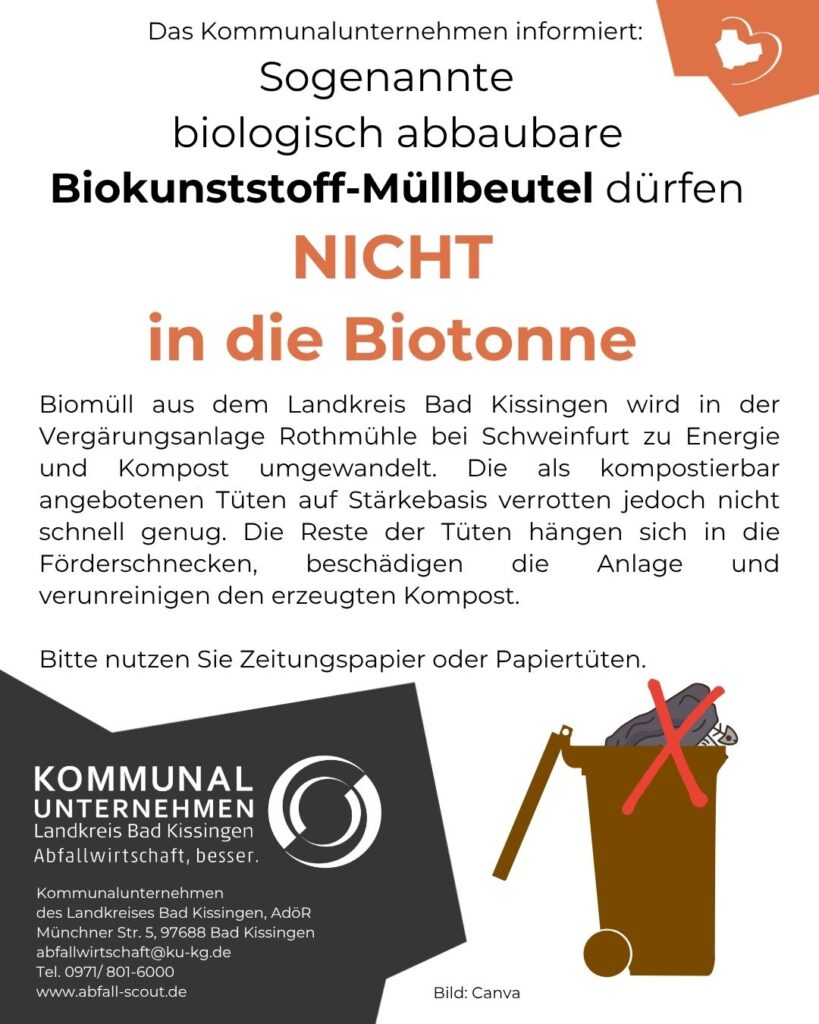 Info Kommunalunternehmen Biomüll