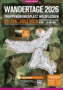 Plakat Wandertage Wildflecken 25.+26.07.2026