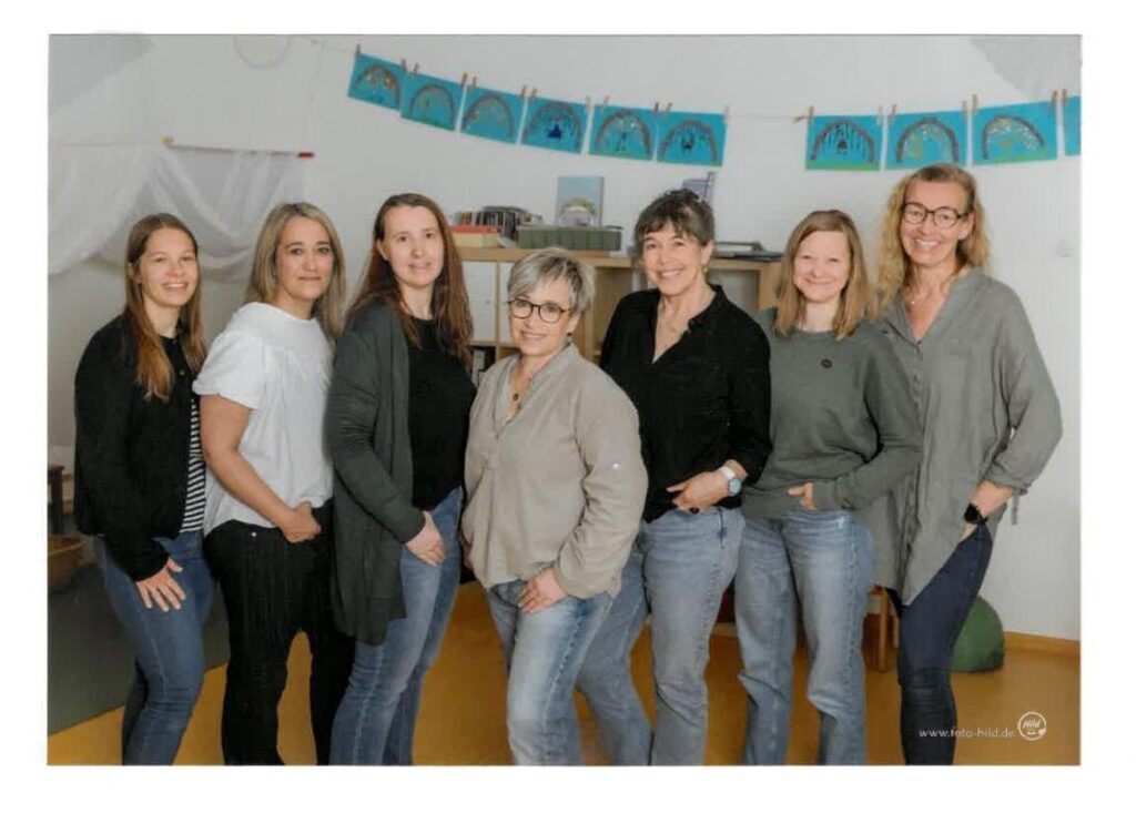 Teamfoto Kindergarten Oberbach
