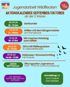 Aktionskalender Gemeidnejugendarbeit