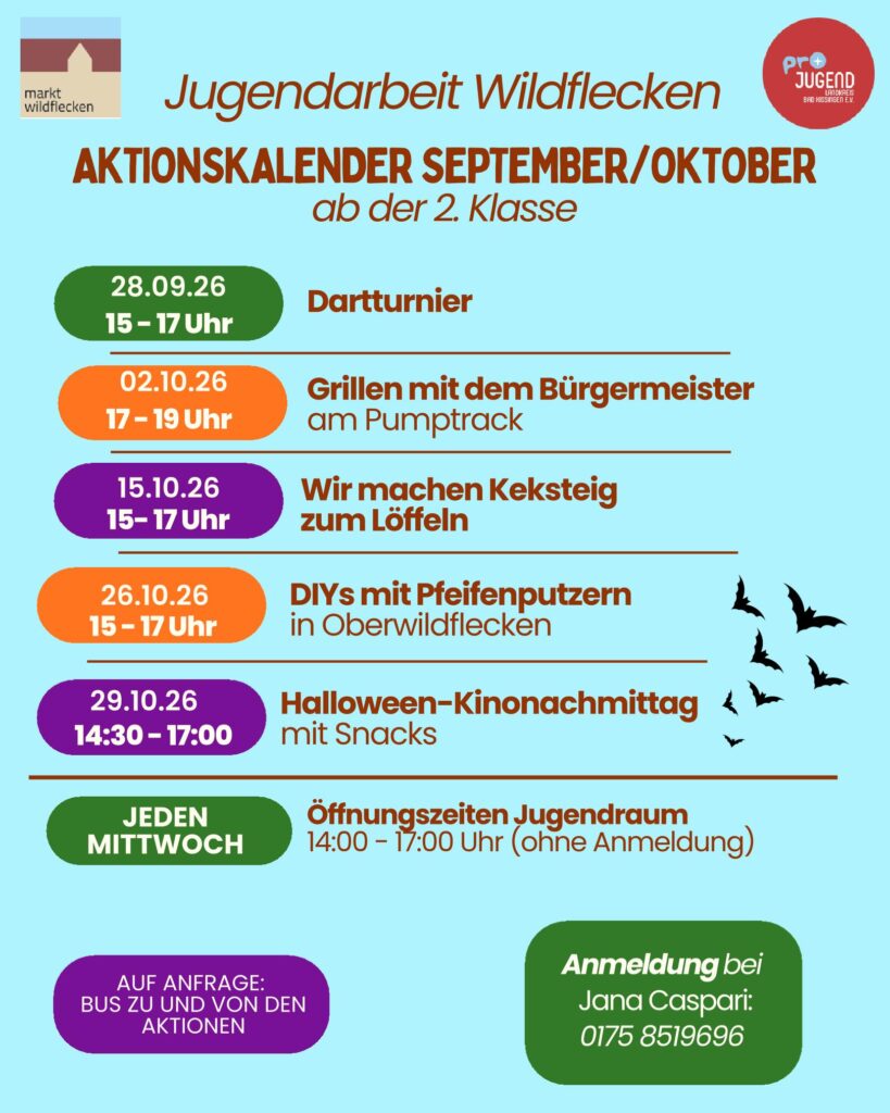 Aktionskalender Gemeidnejugendarbeit